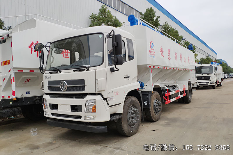 东风天锦11吨散装饲料车-饲料车的报价